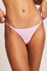 Sieve String Thong in Babe