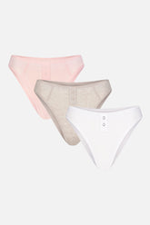 Whipped French Cut Brief in Sea Shell (Pack)