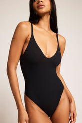 Base Cami Bodysuit in Black