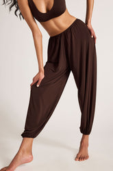 Slink Draped Pant in Espresso