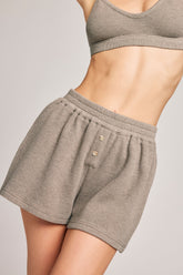 Waffle Knit Short in Mink