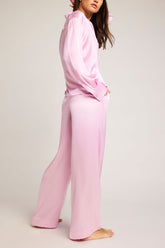 Eclipse Washable Silk Track Pant in Babe