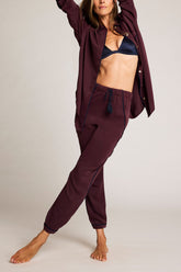 Supreme Jogger Pant in Garnet