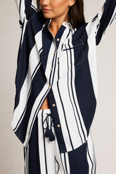 Supreme Shirt in Midnight Stripe