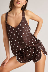 Supreme Tank in Espresso Dot