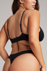 Base Low Thong in Black (Pack)