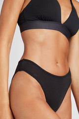 Cloud Cotton French Cut Brief in Black (Pack)