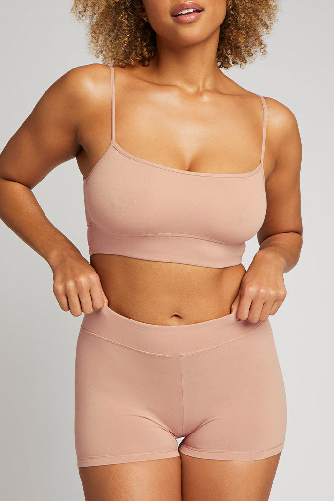 Cloud Cotton Mini Boy Short in Buff (Pack)