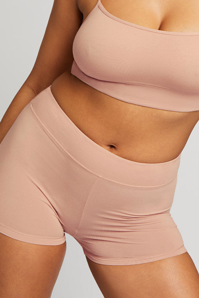 Cloud Cotton Mini Boy Short in Buff (Pack)