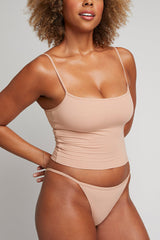 Cloud Cotton String Bikini in Honey (Pack)