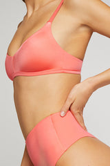 Glacé Non-Wire Bra in Coral