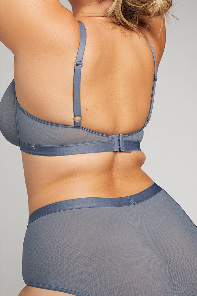 Sieve Demi Bra in Slate