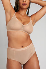 Sieve Non-Wire Bra in Buff