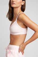 Waffle Knit Lounge Bralette in Puff