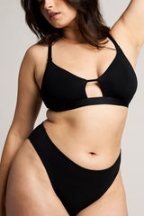Cloud Cotton Nursing Bra in Black