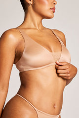 Glacé Plunge Bra in Buff