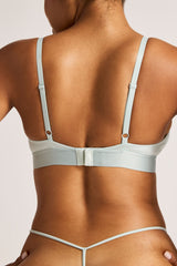Glacé Triangle Bra in Mist