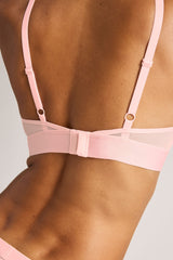 Sieve Triangle Bra in Shell