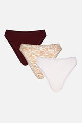 Cloud Cotton French Cut Brief in Safari (Pack)