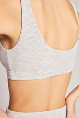 Airis Scoop Bra in Heather Grey