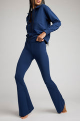 Club Flare Pant in Navy