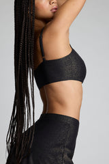 Disco Bandeau Top in Black