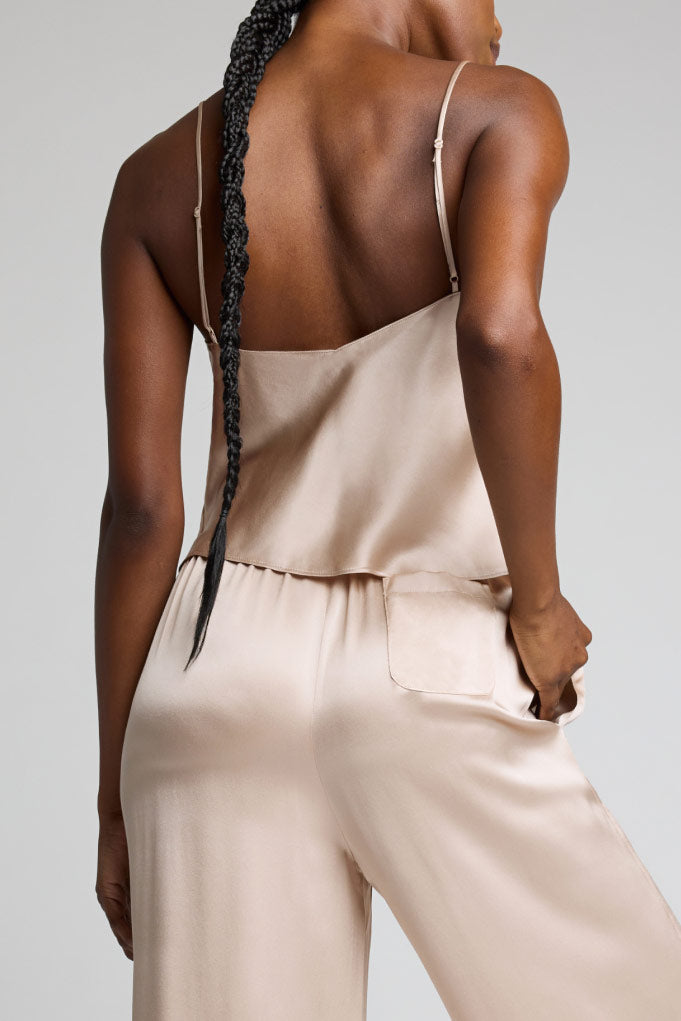 Eclipse Washable Silk Cami in Fizz