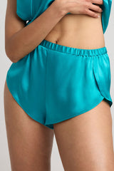 Eclipse Washable Silk Mini Short in Cove