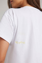Uniform Baby Tee in White: Mermaid Edition
