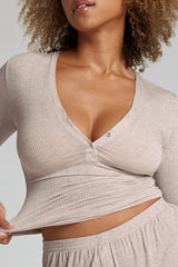 Whipped Henley in Sand