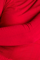 Whipped Long Sleeve in Cerise