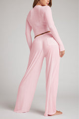 Whipped Track Pant in Babe
