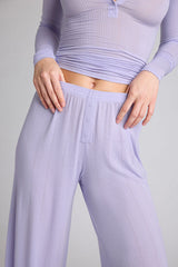 Whipped Track Pant in Violet