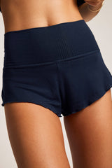 Whipped Mini Short in Navy