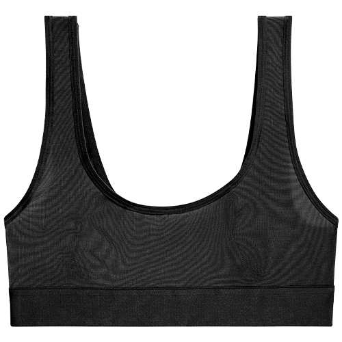 Sieve Bra Top in Black