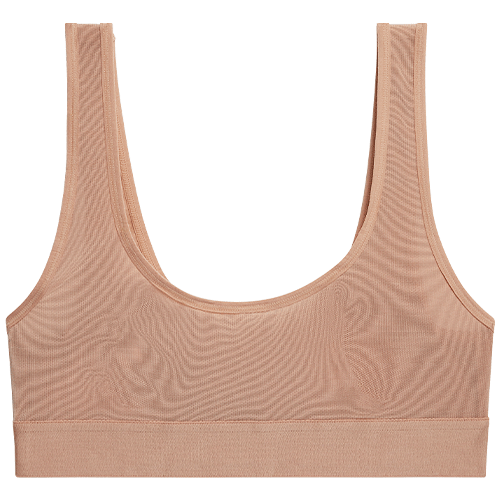 Sieve Bra Top in Buff