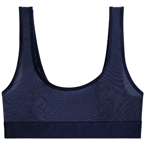 Sieve Bra Top in Navy