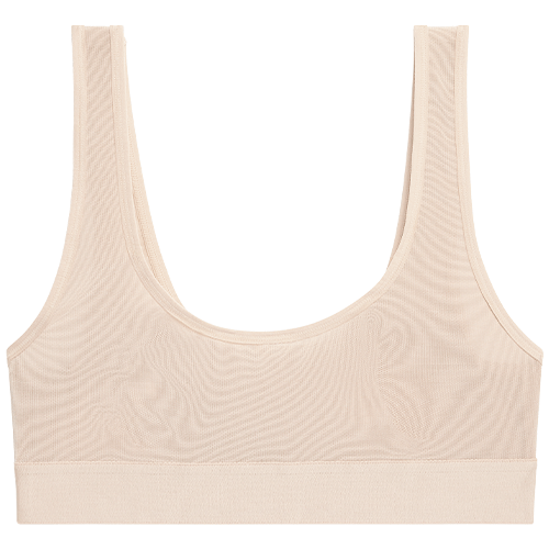 Sieve Bra Top in Peach