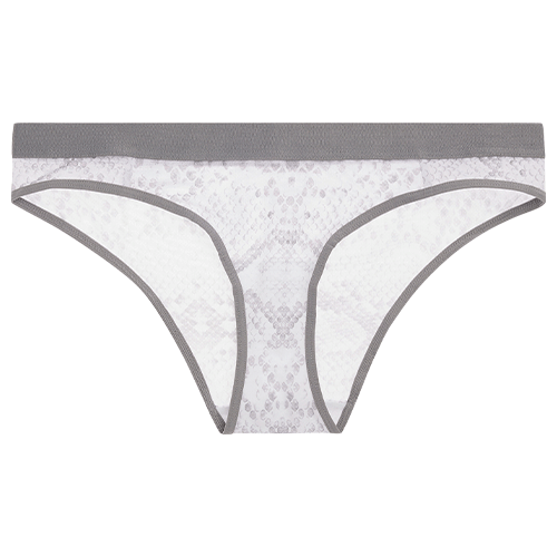 Sieve Brief in White Boa