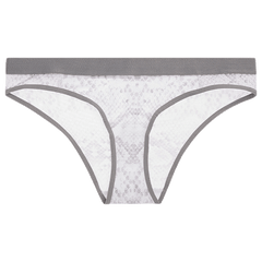 Sieve Brief in White Boa