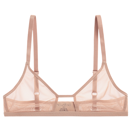 Sieve Cutout Bra in Buff