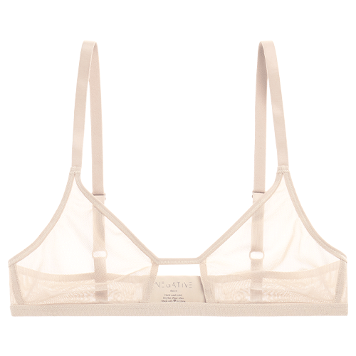 Sieve Cutout Bra in Peach