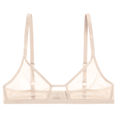 Sieve Cutout Bra in Peach