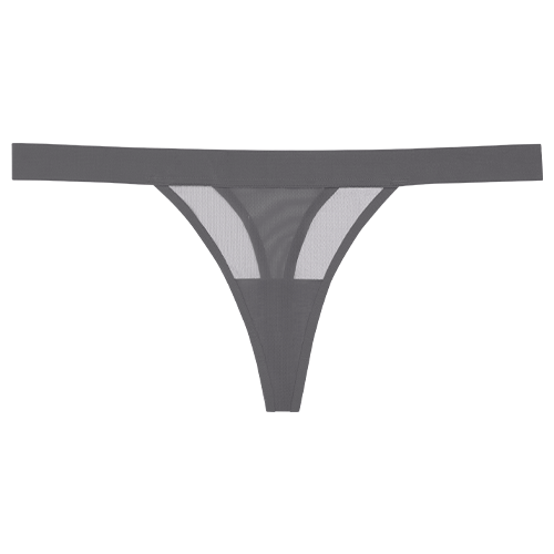 Sieve Thong in Graphite