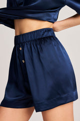 Eclipse Washable Silk Boxer in Navy