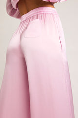 Eclipse Washable Silk Track Pant in Babe