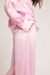 Eclipse Washable Silk Track Pant in Babe