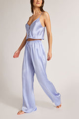 Eclipse Washable Silk Drawstring Pant in Muse