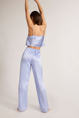 Eclipse Washable Silk Drawstring Pant in Muse