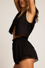 Island Play Top in Black